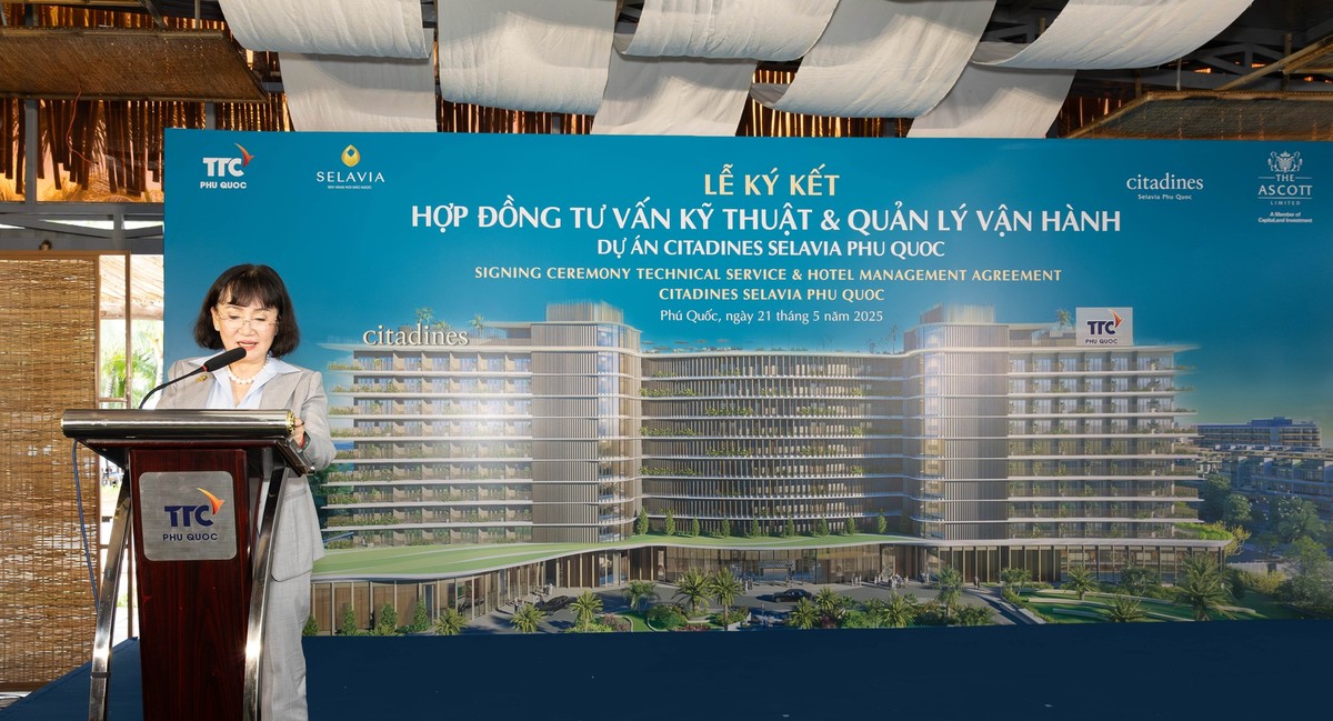 Bà Huỳnh Bích Ngọc, Phó chủ tịch thường trực, Tổng giám đốc Kl994 game bài casino hấp dẫn TTC chia sẻ sự kiện ký kết đánh dấu một bước tiến quan trọng trong hành trình hiện thực hóa tầm nhìn chiến lược dài hạn của Kl994 game bài casino hấp dẫn TTC tại Phú Quốc