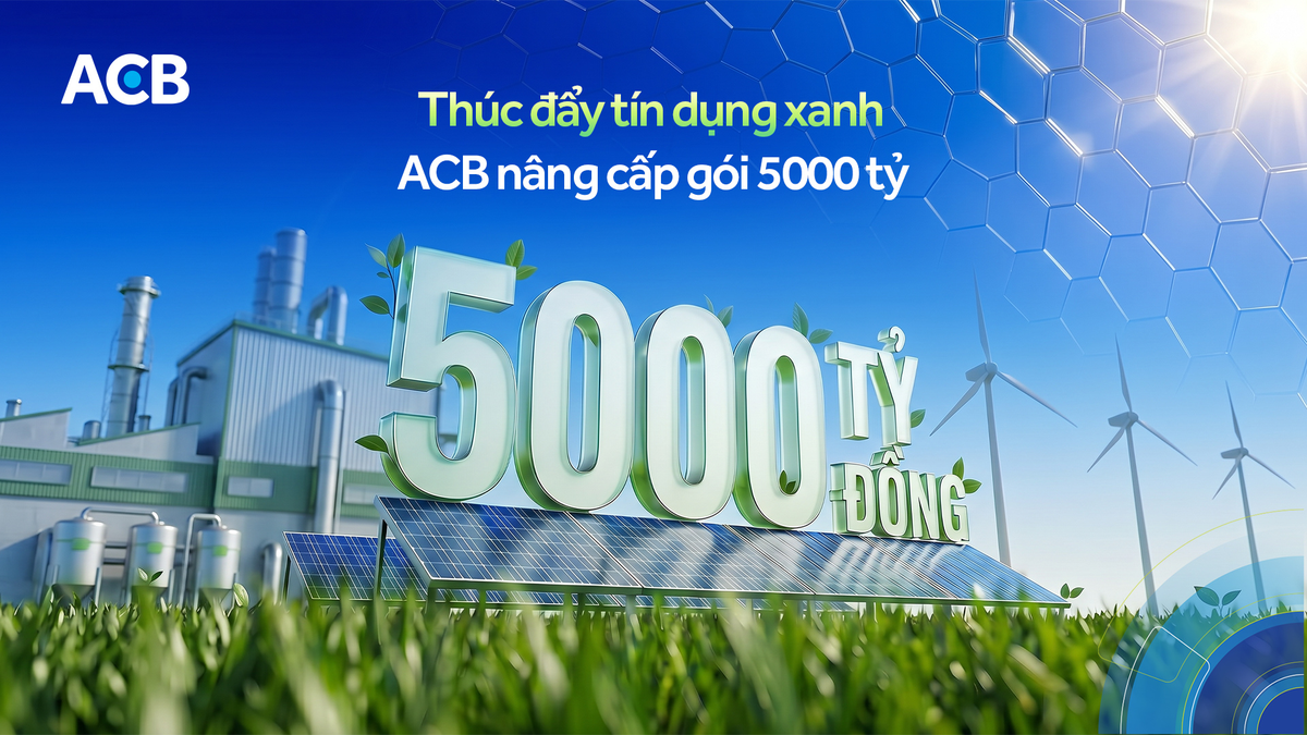 ACB đồng hành cùng Kl991.com World Cup 2026 Chính Thức hiện thực hóa chiến lược phát triển xanh và bền vững với gói tín dụng xanh 5000 tỷ đồng.