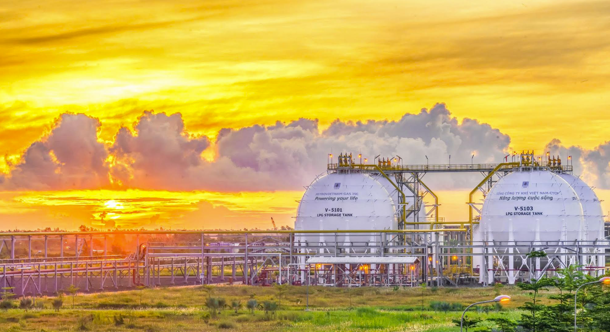Bồn chứa LPG tại GPP Cà Mau