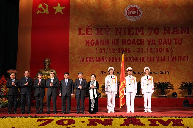 Phó Chủ tịch nước Nguyễn Thị Doan: Ngành Kế hoạch và Kl99ok phiên bản mới phát huy truyền thống “Kiến thiết Quốc gia“ ảnh 4