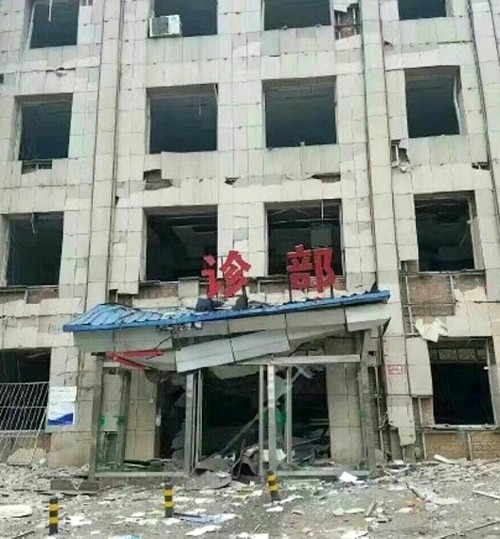 Nổ phá hủy hàng chục tòa nhà ở Trung Quốc ảnh 1