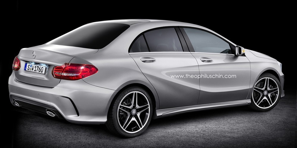 Mercedes A-class sedan - đối thủ mới của Audi A3 sedan ảnh 1