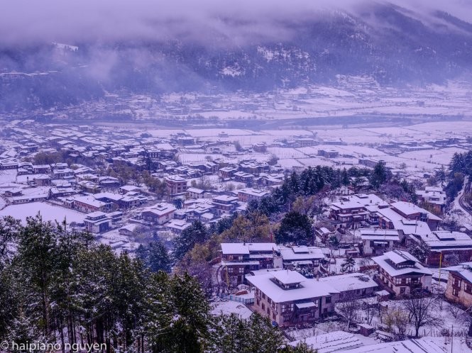 Bhutan mùa tuyết tan ảnh 10