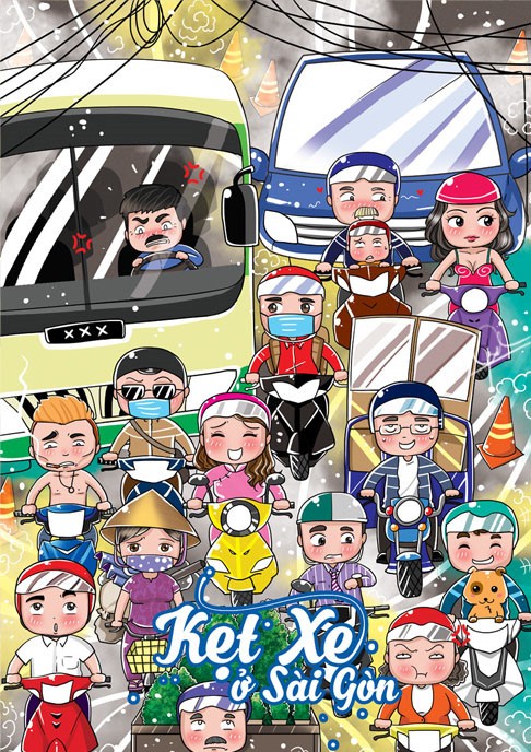Ăn chơi Sài Gòn đúng điệu theo bộ ảnh chibi ảnh 7