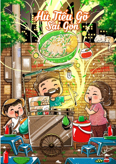 Ăn chơi Sài Gòn đúng điệu theo bộ ảnh chibi ảnh 9