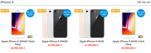 Loạn giá iPhone 8 ảnh 1