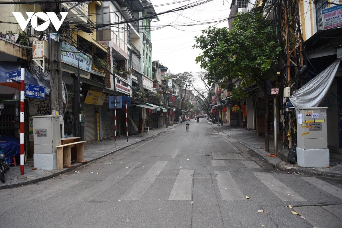 Đường phố vắng ngày Tết trở thành một nét rất riêng của Hà Nội.