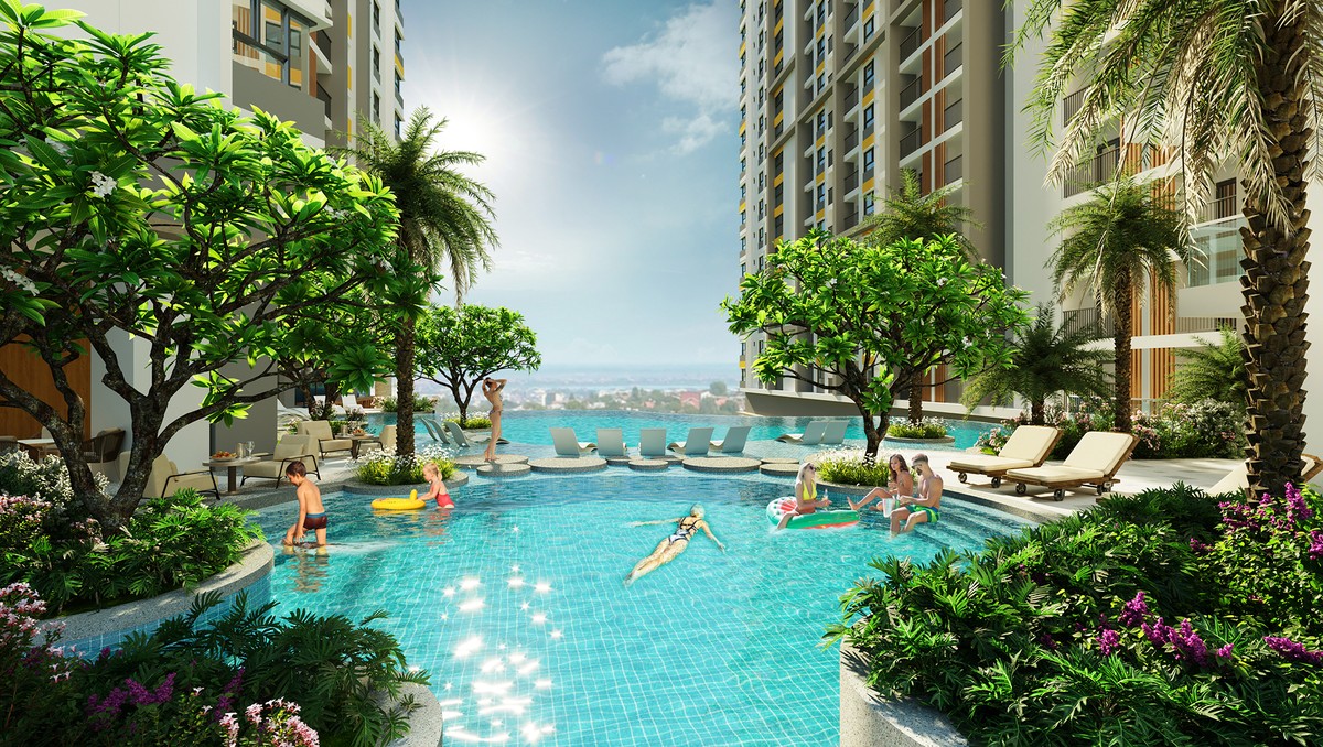 Tiện ích đa dạng đáp ứng mọi nhu cầu tại 9X An Sương. Phối cảnh: Hưng Thịnh Land.