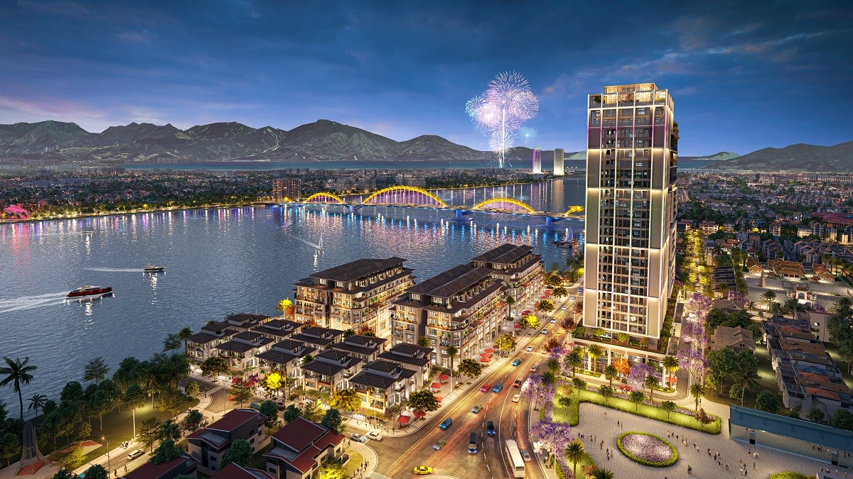 Phối cảnh minh họa dự án Sun Ponte Residence.