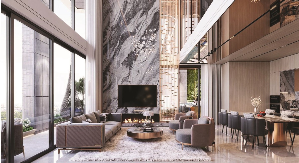 Sky Villa tại Noble Crystal Tay Ho chiếm đến 80% là căn hộ duplex diện tích lớn với thiết kế và công năng “may đo” chỉn chu.