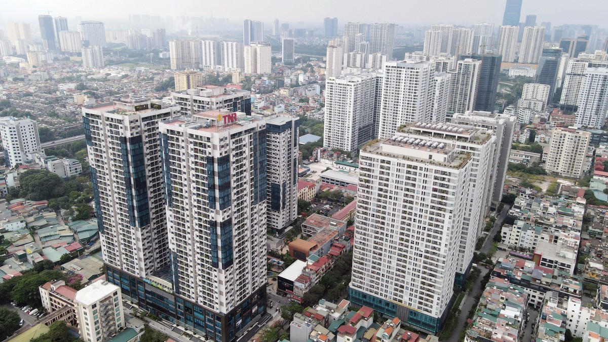 Giá căn hộ tại Thủ đô tăng 6% trong quý II, gấp đôi dự tính. Ảnh: Dũng Minh.