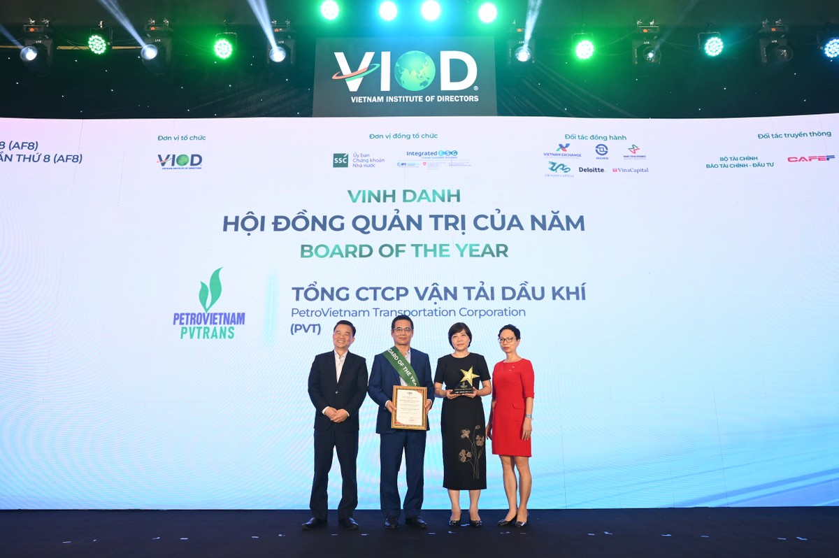 PVTrans vinh dự nhận giải thưởng Top 5 Hội đồng Quản trị của năm 2025