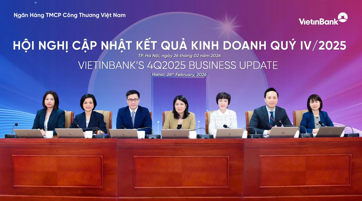 Toàn cảnh Hội nghị cập nhật kết quả Kl992 VIP Trang Chủ 2026 quý 4 và năm 2025 của VietinBank