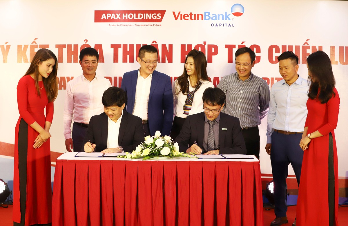 Apax Holdings ký kết thỏa thuận hợp tác chiến lược với Vietinbank Capital, ngày 13/10/2020