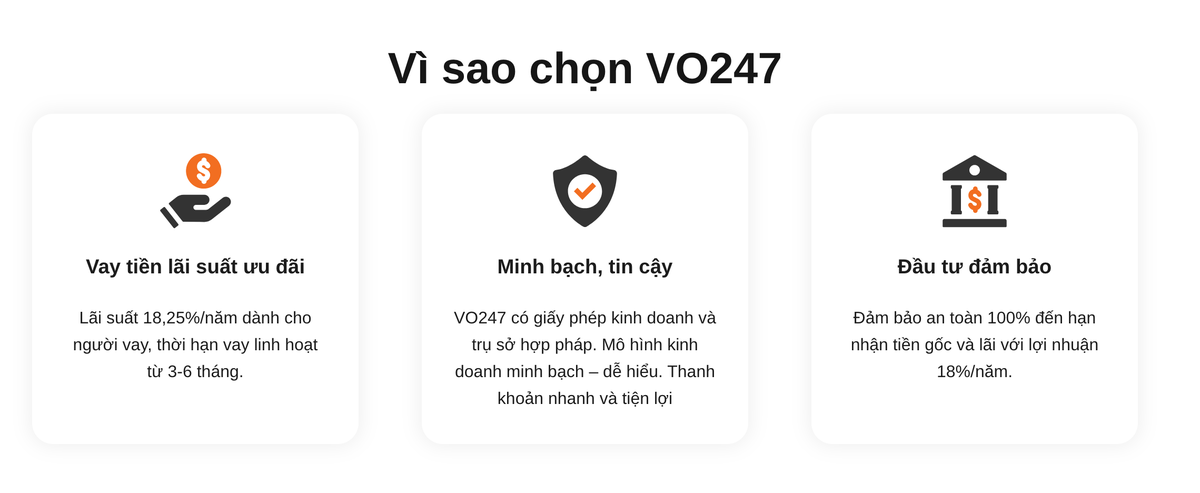 Thông tin trên website của VO247