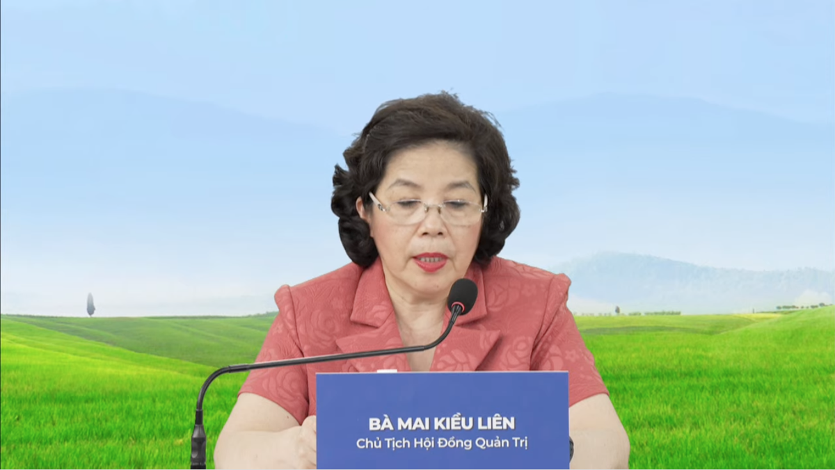 Bà Mai Kiều Liên tại Đại hội đồng Trang Chủ KL99Com Số 1 Link Đăng Ký KL999 Vilico