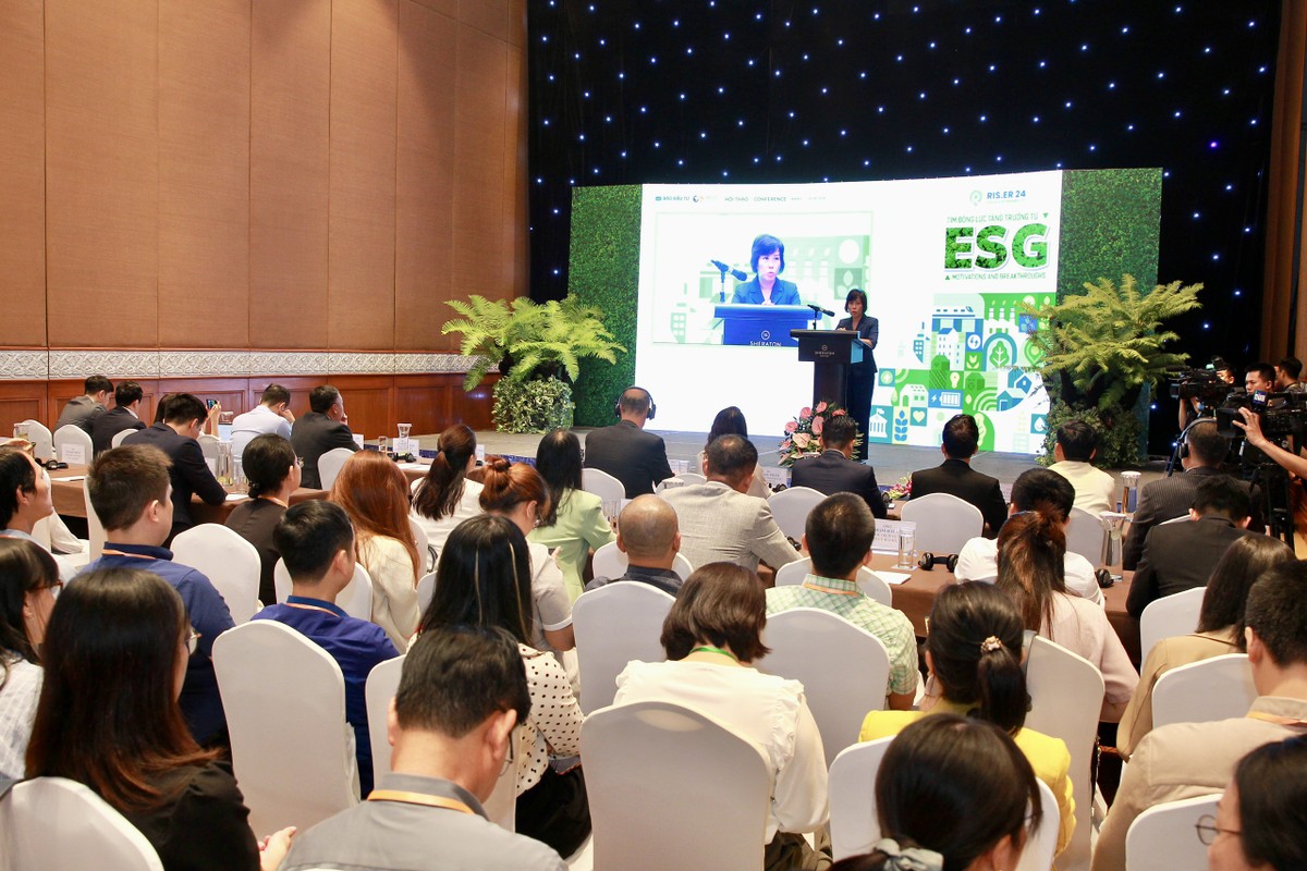 Toàn cảnh Hội thảo "Tìm động lực tăng trưởng từ ESG” (ESG - Motivations and Breakthroughs Conference)
