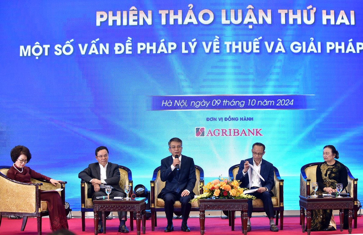 Ông Mai Xuân Thành, Tổng cục trưởng Tổng cục Thuế chia sẻ trong phiên thảo luận