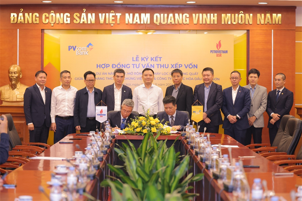 BSR và PVcomBank đã ký kết “Hợp đồng tư vấn thu xếp vốn cho Dự án Nâng cấp mở rộng NMLD Dung Quất”