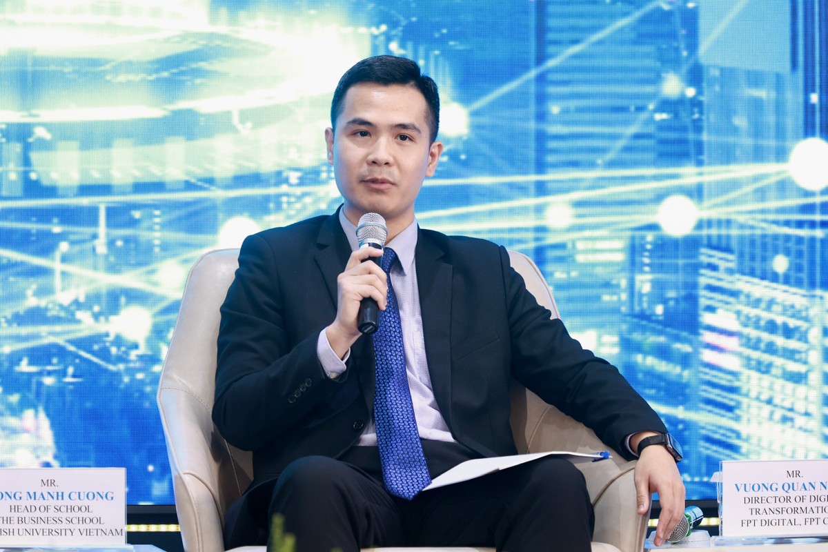 TS. Đồng Mạnh Cường, Trưởng Khoa Kl992 VIP Trang Chủ 2026, Trường Đại học Anh Quốc Việt Nam (BUV). Ảnh: Chí Cường