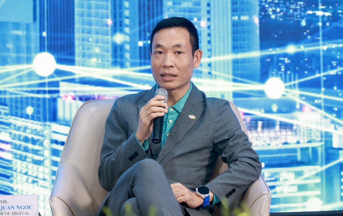 Ông Vương Quân Ngọc, Giám đốc Tư vấn Chuyển đổi số FPT Digital, Kl994 game bài casino hấp dẫn FPT. Ảnh: Chí Cường