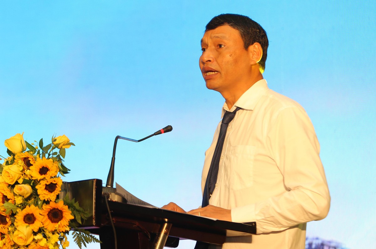 Ông Hồ Kỳ Minh, Phó chủ tịch Thường trực UBND TP.Đà Nẵng phát biểu tại Hội thảo.