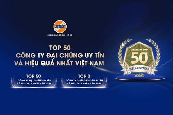 99Kl99 link đăng nhập SHS được vinh danh Top 50 Công ty Đại chúng uy tín và hiệu quả năm 2024