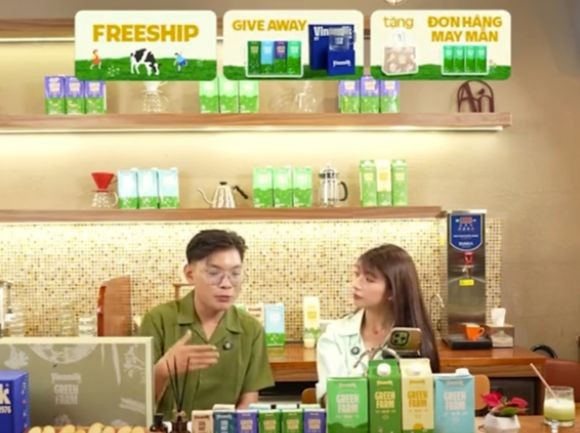 Kênh bán hàng của Vinamilk trên Tiktok
