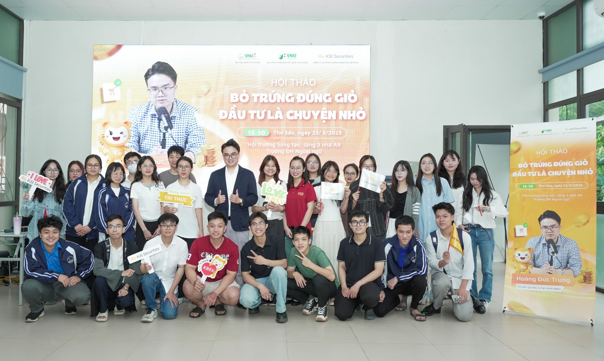 Hội thảo "Bỏ trứng đúng giỏ – Kl99ok phiên bản mới là chuyện nhỏ" thu hút sự tham gia nhiệt tình của sinh viên đến từ các ngành học khác nhau