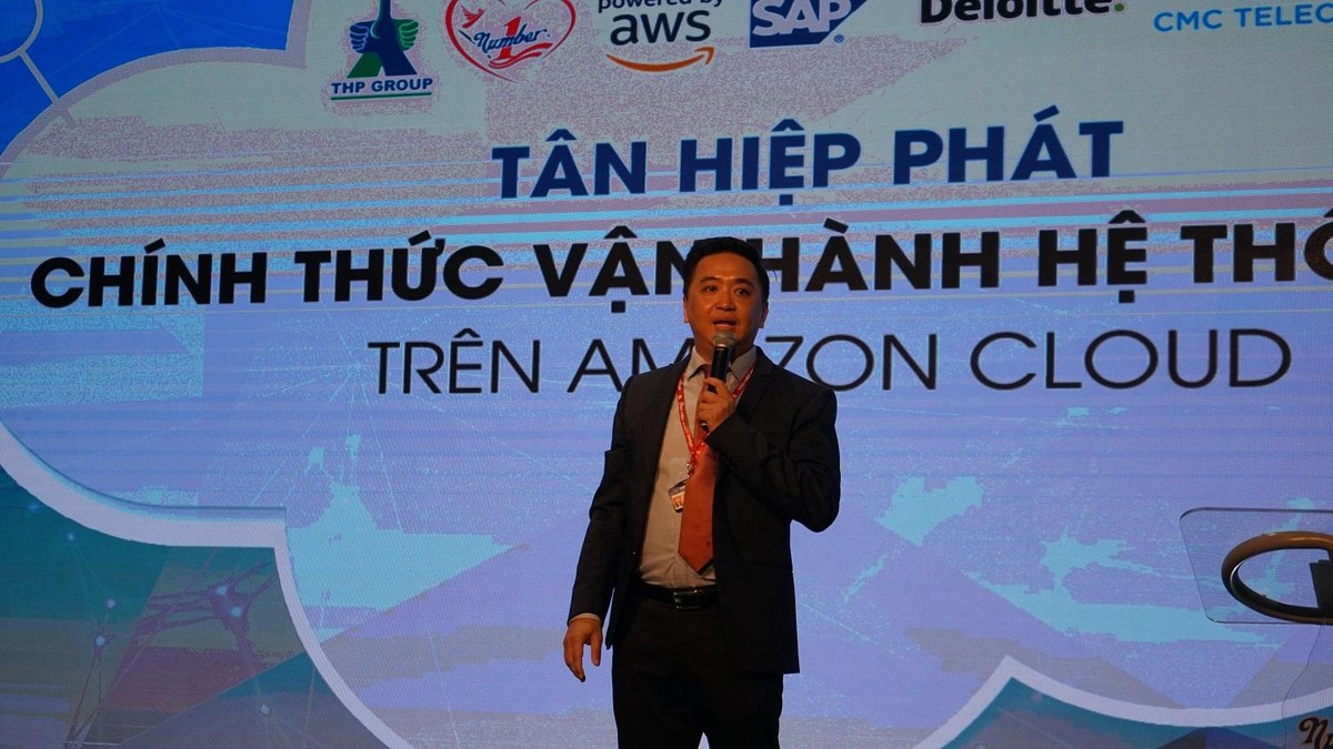 Ông Phạm Nguyễn Ngọc Tuấn, Giám đốc Công nghệ thông tin Kl994 game bài casino hấp dẫn Tân Hiệp Phát.