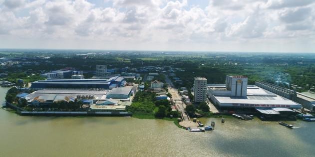 Khu công nghiệp Sao Mai mà IDI quản lý hướng thủy thênh thang.