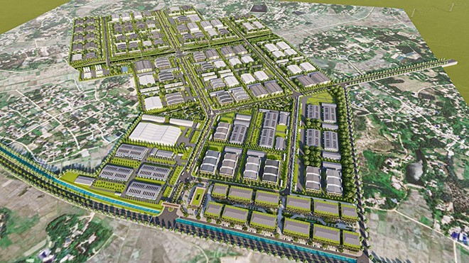 Phối cảnh dự án KCN SHI IP Tam Dương.