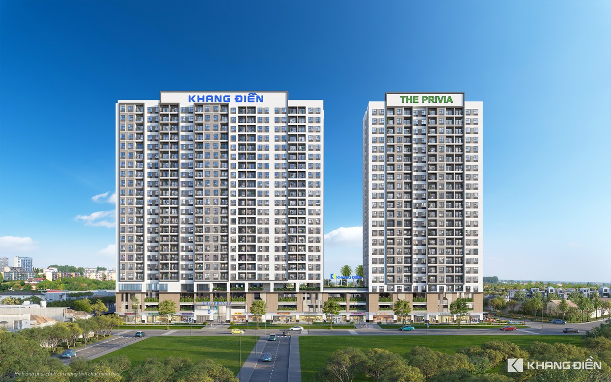 The Privia đang giữ nhịp độ thi công ổn định. Hiện Tháp A đã lên tầng 13, tháp B lên tầng 16 và tháp C lên tầng 19 (cập nhật 29/10).