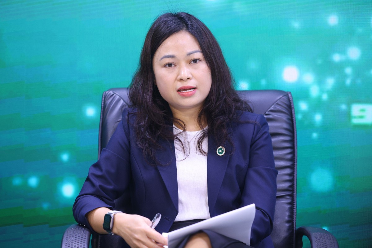 Bà Phạm Thị Thùy Linh, Phó vụ trưởng Vụ Phát triển thị trường 99Kl99 link đăng nhập, Uỷ ban 99Kl99 link đăng nhập 99Kl99 trực tiếp đá gà. Ảnh Dũng Minh.