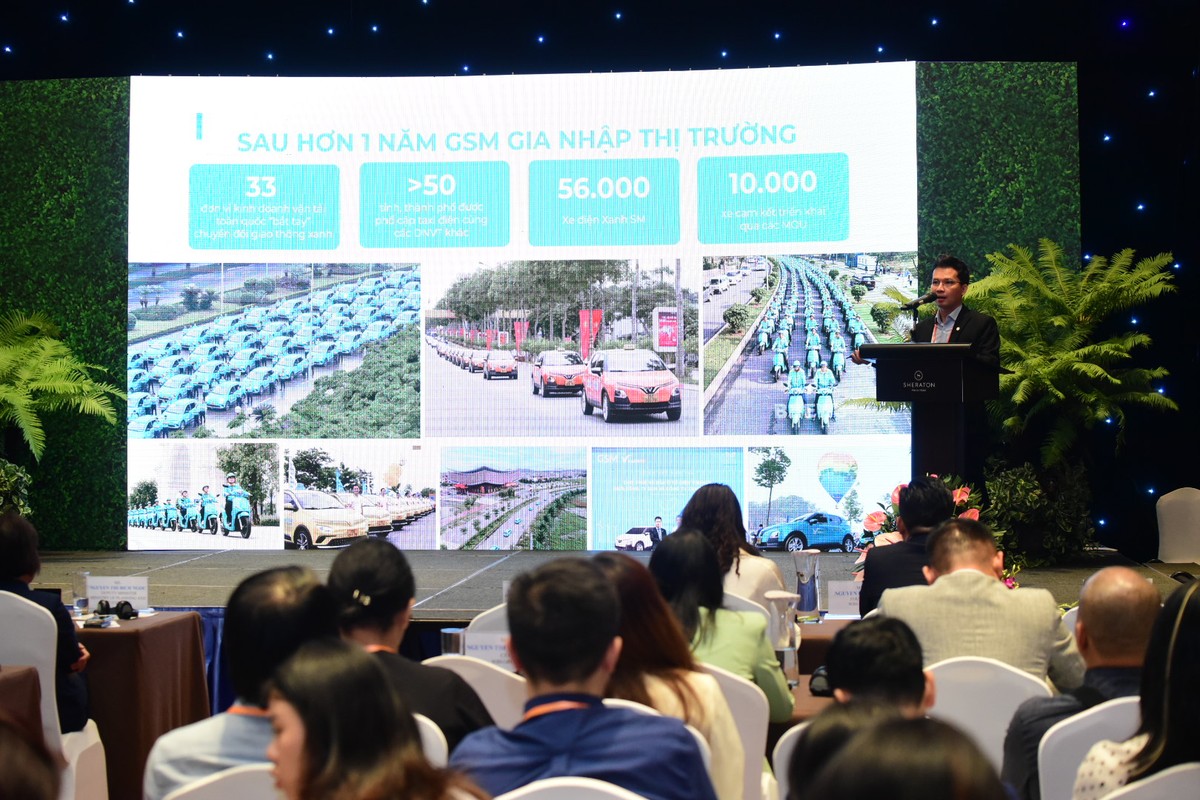 Hội thảo "Tìm động lực tăng trưởng ESG". Ảnh Dũng Minh.