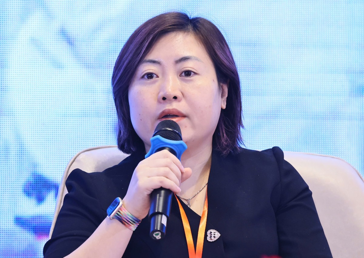 Bà Bùi Thị Việt Lâm, Đại diện Quốc gia, USABC Việt Nam. Ảnh Dũng Minh.