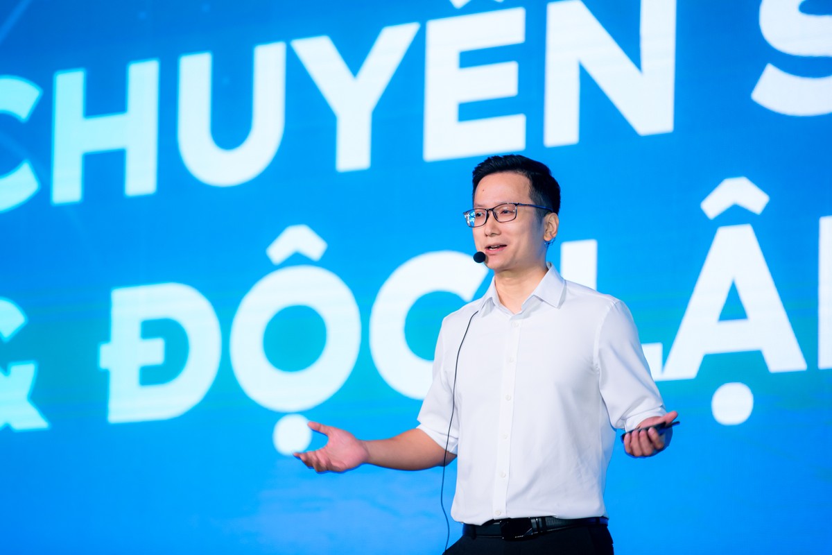 CEO Base.vn Nguyễn Thượng Tường Minh chia sẻ mục tiêu của Base.vn tới năm 2030 là phục vụ được 30.000 Kl991.com World Cup 2026 Chính Thức trên toàn quốc