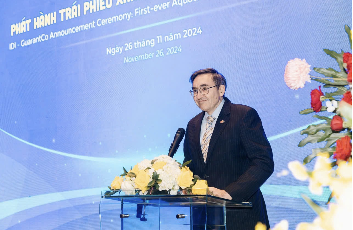 Ngài Brent Stewart, Phó tổng Lãnh sự quán Úc: “Kl99kl Hoàn Trả Vô Tận xanh IDI mở đường cho xanh hóa ngành thủy sản Việt Nam”.