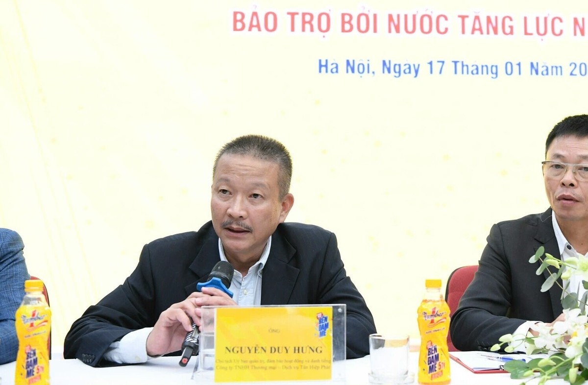 Đại diện Công ty TNHH TMDV Tân Hiệp Phát chia sẻ về giải thưởng