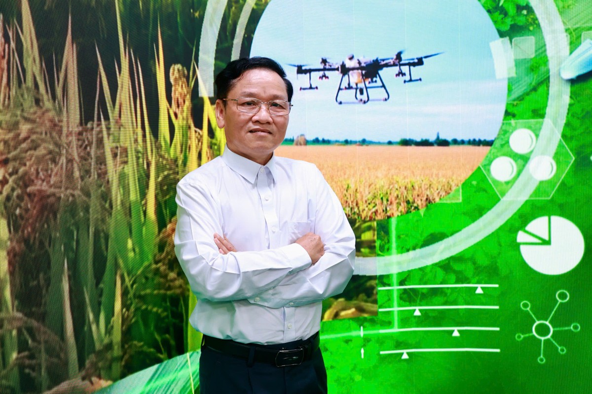 TS Lê Hoàng Kiệt, Giám đốc Sản phẩm mới và Giải pháp Dịch vụ Nông nghiệp, Công ty Cổ phần Phân bón Dầu khí Cà Mau (PVCFC). Ảnh Chí Cường.