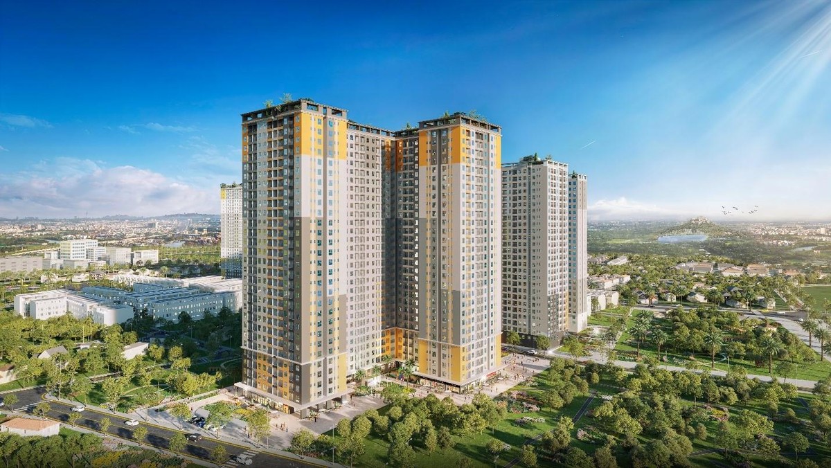 Tháp Green Topaz thuộc khu phức hợp Bcons City tọa lạc tại khu vực cửa ngõ TP. Dĩ An - TP. Thủ Đức cung ứng sản phẩm nhà ở vừa túi tiền cho thị trường.
