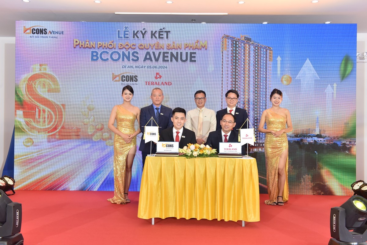 Đại diện Kl994 game bài casino hấp dẫn Bcons ký kết với công ty Teraland để đưa sản phẩm căn hộ Bcons Avenue ra thị trường.