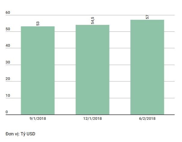 Thống đốc Link Vào Nhà Cái KL99 COM Tặng +199k 99Kl99 trực tiếp đá gà: Dự trữ ngoại hối đạt mức mới, hơn 57 tỷ USD ảnh 1