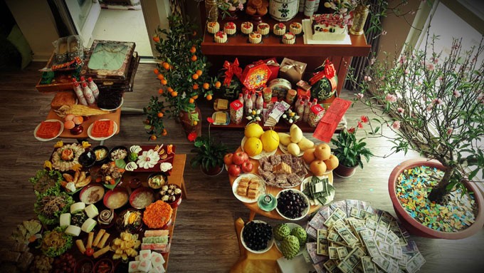 Mâm cơm cúng tất niên với hơn 40 món của nữ tiến sĩ văn hóa ảnh 2 Mâm cơm cúng tất niên với hơn 40 món của nữ tiến sĩ văn hóa ảnh 2