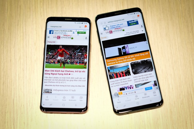 Ảnh thực tế bộ đôi Galaxy S9 và S9+ ảnh 1
