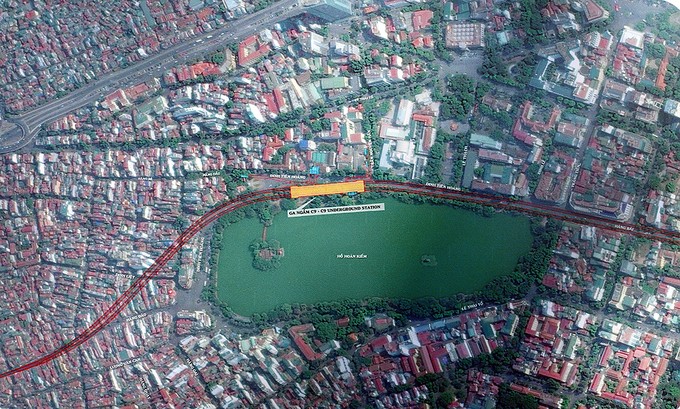 Hà Nội trưng bày phối cảnh ga tàu điện ngầm cạnh Hồ Gươm ảnh 3