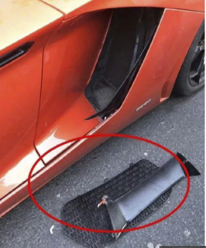 Chó va trúng Lamborghini, chủ phải đền 155 triệu đồng ảnh 1