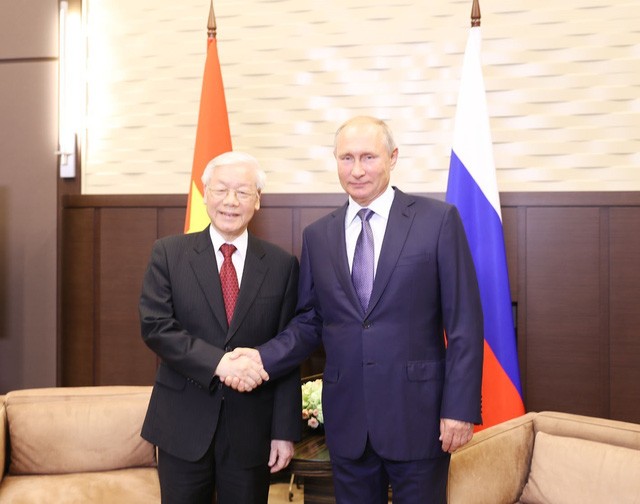 Tổng Bí thư Nguyễn Phú Trọng hội đàm với Tổng thống Nga Vladimir Putin ảnh 1