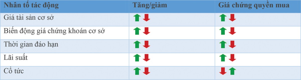 Cách định giá  và tính hiệu quả của chứng quyền có bảo đảm (CW) ảnh 1