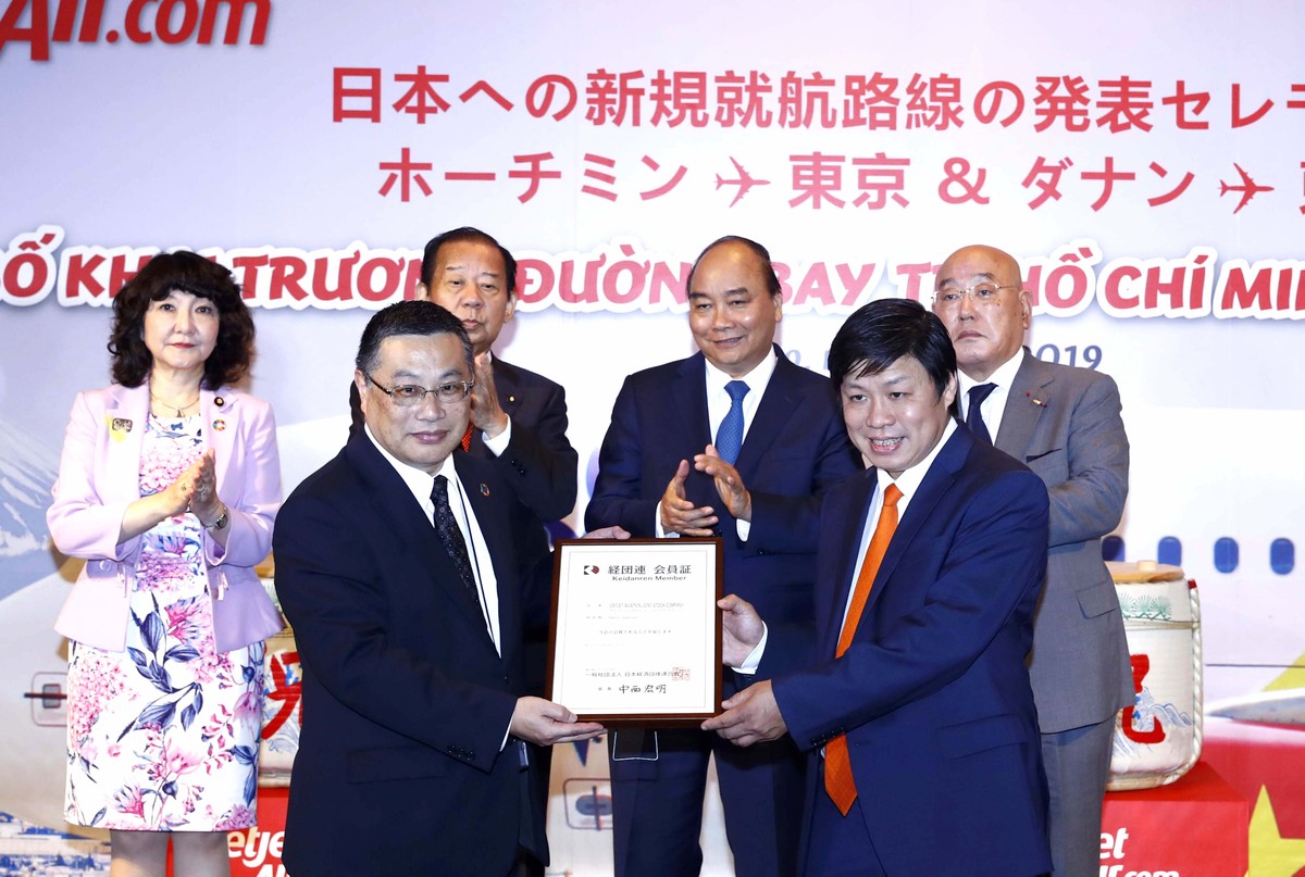 Vietjet công bố 2 đường bay mới và đón chứng nhận thành viên Liên đoàn Kl992 cổng game cá cược Nhật (Keidanren) ảnh 2